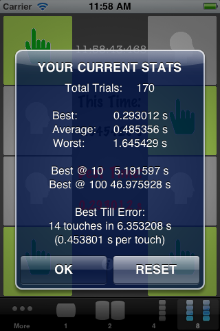 Screenshot REFLEX BODY & MIND – Reflex and eye-hand coordination trainer Screenshot REFLEX BODY & MIND – Reflex and eye-hand coordination trainer